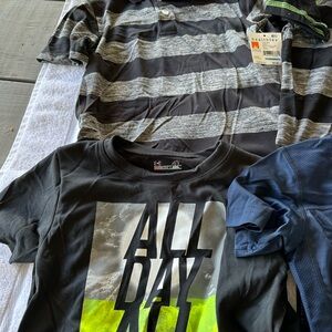 Under Armour Kids Polo - Black and Gray